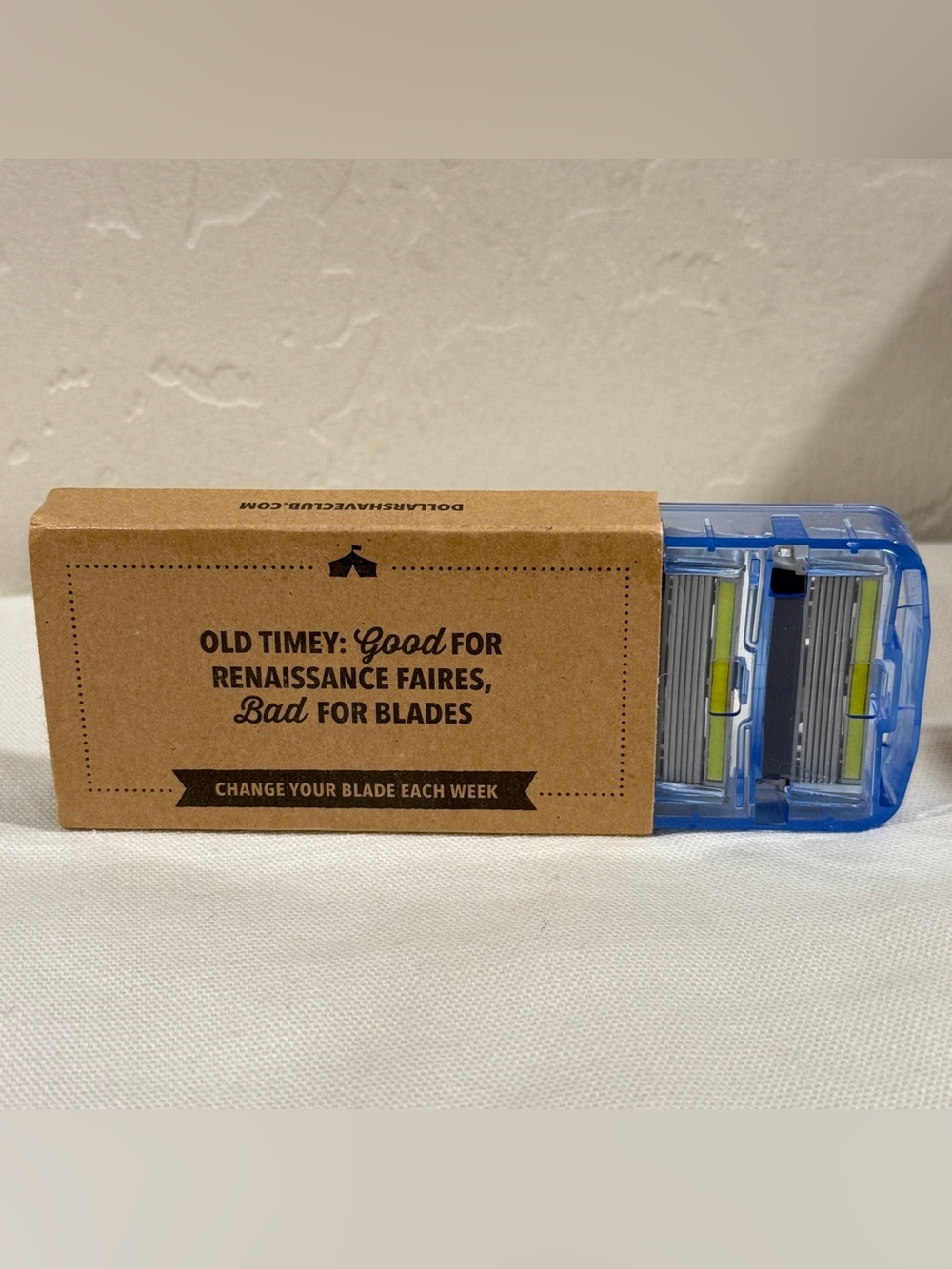 OBO The Executive Dollar shave club razor blade cartridges